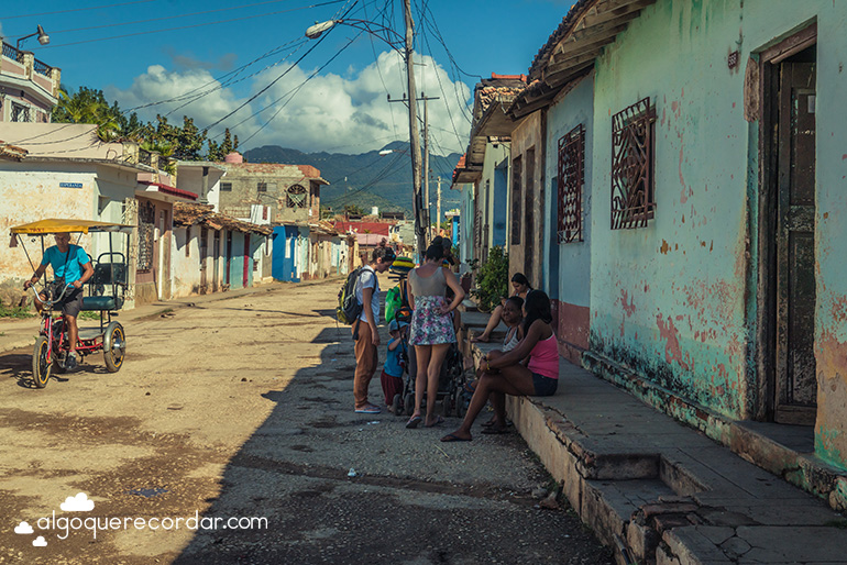 Calle de Trinidad en Cuba