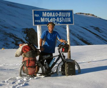 Javier Bicicleting Overlanders